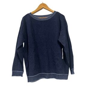 New - Chico’s Navy Blue Knit Sweater